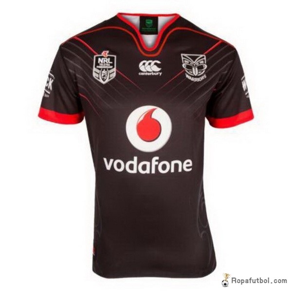 Camiseta Rugby Warriors En el Campo 2017 Negro